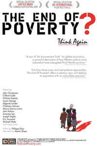 Poster art for "The End of Poverty?"