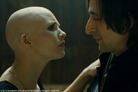 Delphine Chaneac as Dren and Adrien Brody as Clive in "Splice."