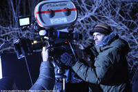 Filmmaker Vincenzo Natali on the set of "Splice."
