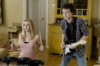 Lisa Kudrow as Karen and Gaelan Connell as Will in "Bandslam."