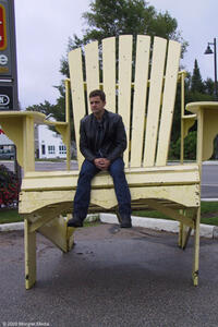 Joshua Jackson as Ben in "One Week."