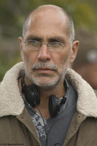Director Guillermo Arriaga on the set of the film "The Burning Plain."