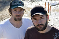 Filmmakers Joel and Nash Edgerton on the set of the film "The Square."