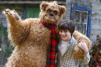 Gooby (voice of Robbie Coltrane) and Matthew Knight as Willy in "Gooby."