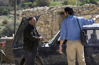 Parviz Sayyad as Hashem and Jim Caviezel as Freidoune Sahebjam in "The Stoning of Soraya M."