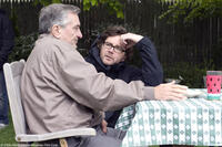 Robert De Niro and director Kirk Jones on the set of "Everybody's Fine."