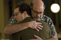 Michael Stuhlbarg as Larry Gopnik and Fred Melamed as Sy Ableman in "A Serious Man."