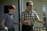 Aaron Wolff as Danny Gopnik and Michael Stuhlbarg as Larry Gopnik in "A Serious Man."
