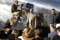 Hilary Swank as Amelia Earhart, Richard Gere as George Putnam and Christopher Eccleston as Fred Noonan in "Amelia."