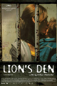 Poster art for "Lion's Den."