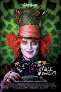 Poster art for "Alice in Wonderland."