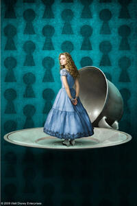 Concept art: Mia Wasikowska as Alice in "Alice in Wonderland."