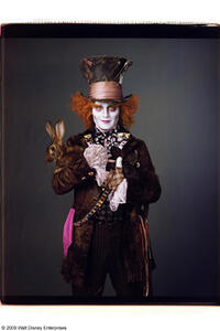 Johnny Depp as The Mad Hatter in "Alice in Wonderland."
