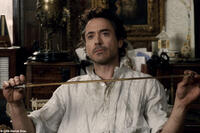 Robert Downey Jr. as Sherlock Holmes in "Sherlock Holmes."