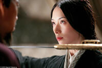 Zhao Wei as Sun Shangxiang in "Red Cliff."