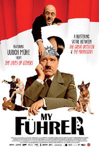 Poster art for "Mein Führer: The Truly Truest Truth About Adolf Hitler."