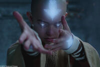 Noah Ringer as Aang in "The Last Airbender."