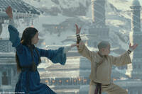 Nicola Peltz as Katara and Noah Ringer as Aang in "The Last Airbender."