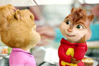 Brittany and Alvin in "Alvin and the Chipmunks: The Squeakquel."
