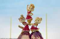 Jeanette, Brittany and Eleanor in "Alvin and the Chipmunks: The Squeakquel."