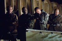 Dennis Quaid as Bob, Tyrese Gibson as Kyle, Paul Bettany as Michael and Charles S. Dutton as Percy in "Legion."