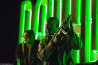 Willa Holland as Audrey and Tyrese Gibson as Kyle in "Legion."