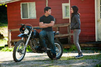 Taylor Lautner as Jacob and Kristen Stewart as Bella in "The Twilight Saga: Eclipse."