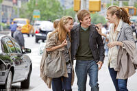 Zoe Kazan as Gabby, Hunter Parrish as Luke and Caitlin Fitzgerald as Lauren in "It's Complicated."