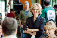 Writer-director-producer Nancy Meyers on the set of "It's Complicated."