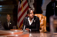 Viola Davis as the mayor in "Law Abiding Citizen."