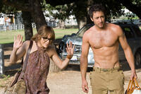 Jennifer Lopez as Zoe and Alex O'Loughlin as Stan in "The Back-Up Plan."