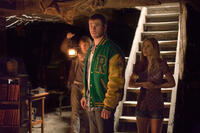 Fran Kranz as Marty, Chris Hemsworth as Curt and Anna Hutchison as Jules in ``The Cabin in the Woods.''