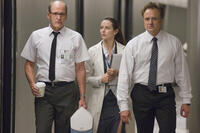 Richard Jenkins as Sitterson, Amy Acker as Lin and Bradley Whitford as Hadley in ``The Cabin in the Woods.''