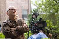 Director Allen Coulter on the set of "Remember Me."