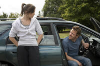 Katie Jarvis as Mia and Michael Fassbender as Connor in "Fish Tank."