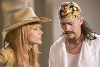 Julie Benz as Eunice Bloom and Clifton Collins Jr. as Romeo in "Boondock Saints II: All Saints Day."