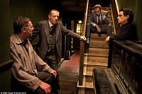 Tom Wilkinson as Archie, John Hurt as Old Man Peanut, Stephen Dillane as Mal and Ian McShane as Meredith in "44 Inch Chest."