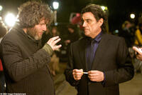 Director Malcolm Venville and Ian McShane on the set of "44 Inch Chest."