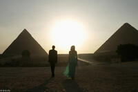 Alexander Siddig as Tareq and Patricia Clarkson as Juliette in "Cairo Time."