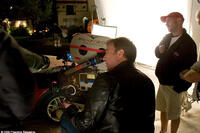 Director Tim Allen on the set of "Crazy on the Outside."