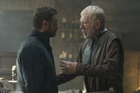 Russell Crowe as Robin and Max von Sydow as Sir Walter Loxley in "Robin Hood."