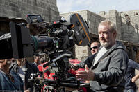 Director Ridley Scott on the set of  "Robin Hood."
