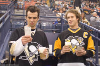 Jay Baruchel as Kirk and T.J. Miller as Stainer in "She's Out of My League."