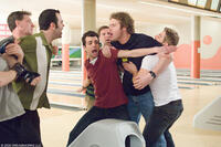 Jay Baruchel as Kirk, Nate Torrence as Devon, T.J. Miller as Stainer and Mike Vogel as Jack in "She's Out of My League."