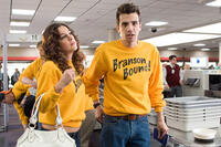 Lindsay Sloane as Marnie and Jay Baruchel as Kirk in "She's Out of My League."