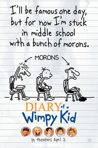 Poster art for "Diary of a Wimpy Kid."