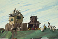 A scene from the film "A Town Called Panic."