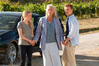 Amanda Seyfried as Sophie, Vanessa Redgrave as Claire and Christopher Egan as Charlie in "Letters to Juliet."