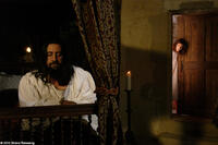 Dominique Thomas as Bluebeard and Lola Creton as Marie-Catherine in "Bluebeard."