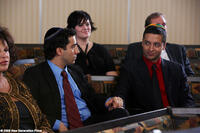 John Lloyd Young as Nelson Hirsch and Jai Rodriguez as Angelo Ferraro in ``Oy Vey! My Son is Gay!''